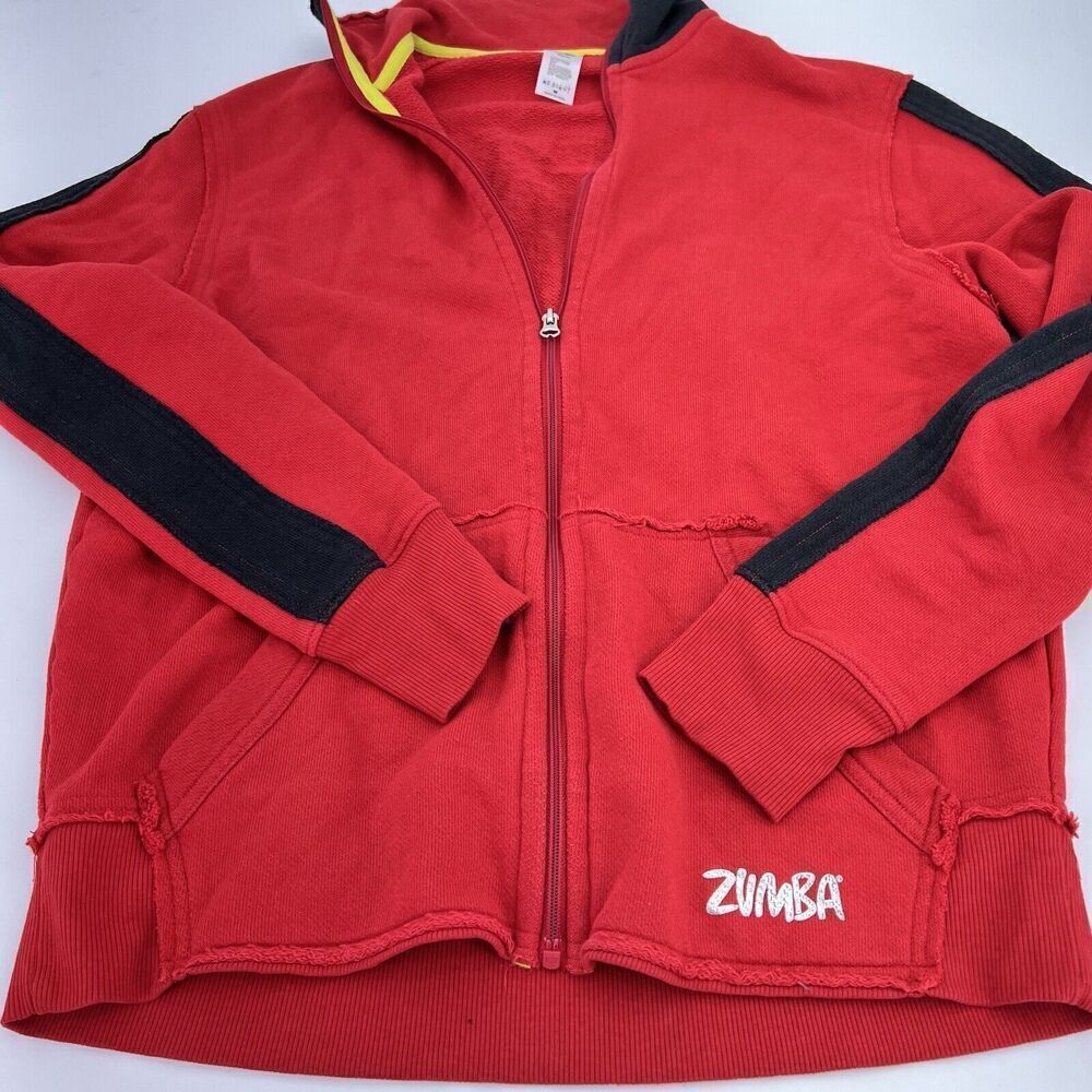 Zumba Mr. Right Red Full Zip Jacket Size Medium Men’s
